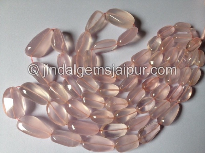 Rose Quartz Smooth Nuggets Shape Beads